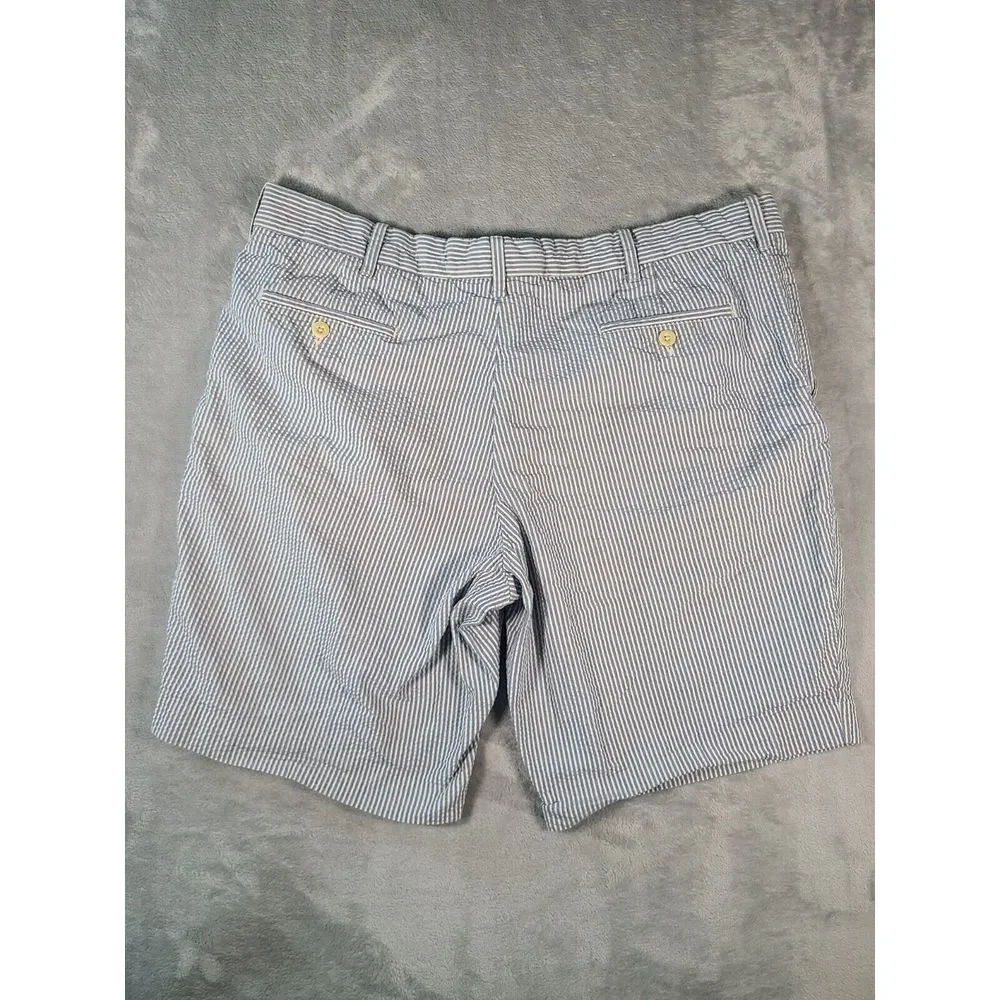 Polo Ralph Lauren‎ Shorts Mens 40 Seersucker Chino Striped Vintage Golf Casual